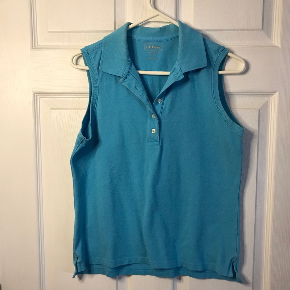 Sleeveless LL Bean shirt